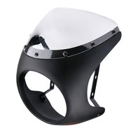 Cache-phare avant de moto rétro en ABS 12V 7 pouces, étanche et anti-chute, accessoires de modification