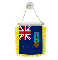 Drapeau national d'Haïti, mini-drapeau en polyester 15*10 cm, décoration nationale pour les événements sportifs scolaires, les festivals patriotiques