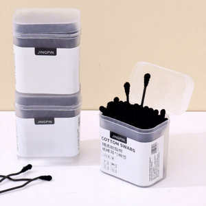Hisopos de algodón desechables de doble punta estilo japonés para limpieza de oídos y puntos negros, en caja, origen Zhejiang, 36 meses de duración. - Product Image 1