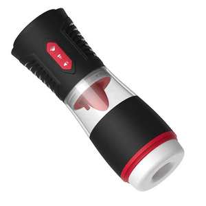<span class=keywords><strong>Masturbador</strong></span> Masculino Automático con Vibración y Lengua Vibrante 2025, Copa de Succión con 7 Modos de Lamido y 4 Modos de Succión, Modelo MMA-027 - Product Image 2