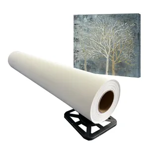 400gsm Polycotton Inkjet Canvas In Large Format Roll For Inkjet Printing