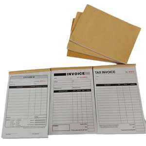 Vente en gros usine, personnalisation sur mesure : 50 sets <span class=keywords><strong>de</strong></span> carnets <span class=keywords><strong>de</strong></span> factures et <span class=keywords><strong>de</strong></span> reçus commerciaux en 2 exemplaires (sans carbone) - Product Image 4