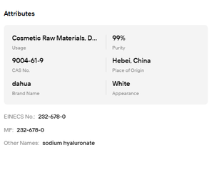 9004-61-9สารลดแรงตึงผิวแอนไอออนิก99% บริสุทธิ์สำหรับดูแลเส้นผมและวัตถุดิบเครื่องสำอาง - Product Image 6