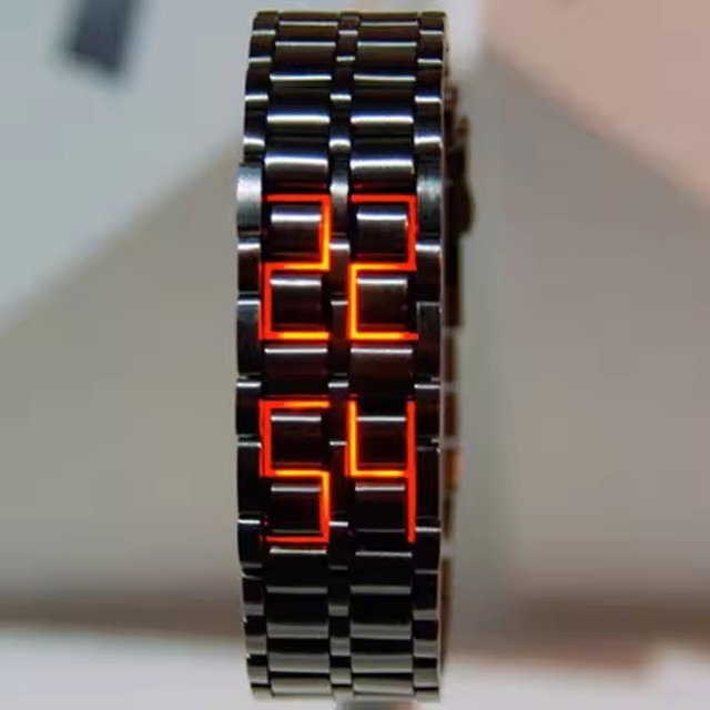 Personality Creative lava Led Waterproof Fashion Men's Watch Men's Bracelet Couple Retro Watch