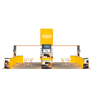 Estantes Modulares de 20x30 para Exhibición en Ferias Comerciales, Stand de Exhibición con Iluminación LED - Product Image 3