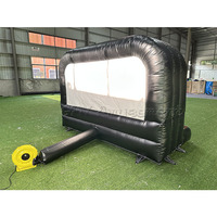 Jeu interactif gonflable d'extérieur, jeu de tir sur cible gonflable pour enfants