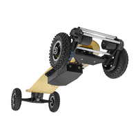 Planche à roulettes électrique tout-terrain à double moteur, planche de montagne, longboard tendance