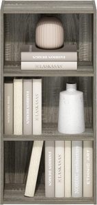 Hot-Selling 3-Tier Open <strong>Shelf</strong> Bookcase Storage Table for Living Room, <strong>French</strong> Oak Finish - Product Image 4