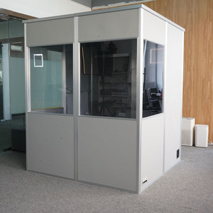 Système <span class=keywords><strong>de</strong></span> <span class=keywords><strong>distribution</strong></span> linguistique ISO4043 OEM acceptable Cabine d'interprétation <span class=keywords><strong>de</strong></span> traduction portable - Product Image 2