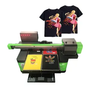 M2 6090 Groothandel Prijs Automatische Textiel Dtg Printer Digitale T-shirt Printer