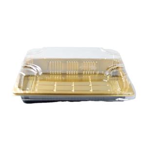 กล่องบรรจุซูชิแบบใช้แล้วทิ้งพิเศษ NO.11,ถาดใส่กลับบ้านพิมพ์ลายซาชิมิแซลมอนสไตล์ญี่ปุ่น - Product Image 4