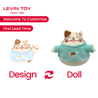 Personnalisé dessin animé chat mignon personnalisé Promotion doux animaux en peluche sac-Style chat fabricant jouet peluche poupée cadeau de Chine fabricant