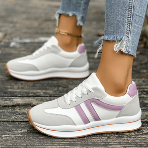 <span class=keywords><strong>Scarpe</strong></span> da passeggio nuove con lacci, sneakers popolari con plateau e suola spessa, <span class=keywords><strong>scarpe</strong></span> sportive casual da <span class=keywords><strong>donna</strong></span> con suola morbida - Product Image 2