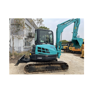 Excavatrice d'occasion originale Kobelco SK50 Mini 5 tonnes, pelle hydraulique sur chenilles d'occasion, SK55SR SK70 SK115 en stock - Product Image 1