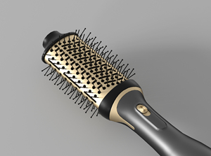 Chuyên nghiệp 6 trong 1Nagative ion tóc ép tóc lược bàn chải tự động điện Điện kết thúc tốt đẹp lọn tóc Bộ - Product Image 5