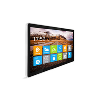 Écran publicitaire tout-en-un 32 pouces, moniteur numérique mural, affichage numérique I3 128G SSD 1920x1080P pour