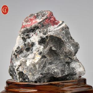 천연 적색 주홍석 크리스탈 표본 원석 매트릭스 포함 - 치유 에너지 스톤 미네랄 컬렉션 장식 - Product Image 5