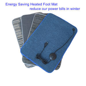 Tapis chauffant infrarouge - Tapis chauffant électrique confortable pour les pieds |   Tapis chauffant / Tapis chauffant pour les pieds chauds |   Cadeau d'hiver parfait - Product Image 2