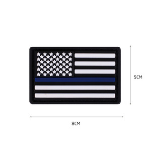 Cá nhân 3D/2D logo dập nổi cao su mềm PVC chiến thuật vá tùy chỉnh <span class=keywords><strong>Hot</strong></span> Bán nhãn với Velcro ủng hộ khác nhau cờ huy hiệu - Product Image 6