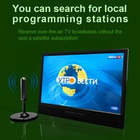 Mini Televisor Inteligente Portátil de 14 16 18 20 Pulgadas con Batería Recargable HD DC 12V Sistema Operativo Android para Acampar al Aire Libre Cocina RV