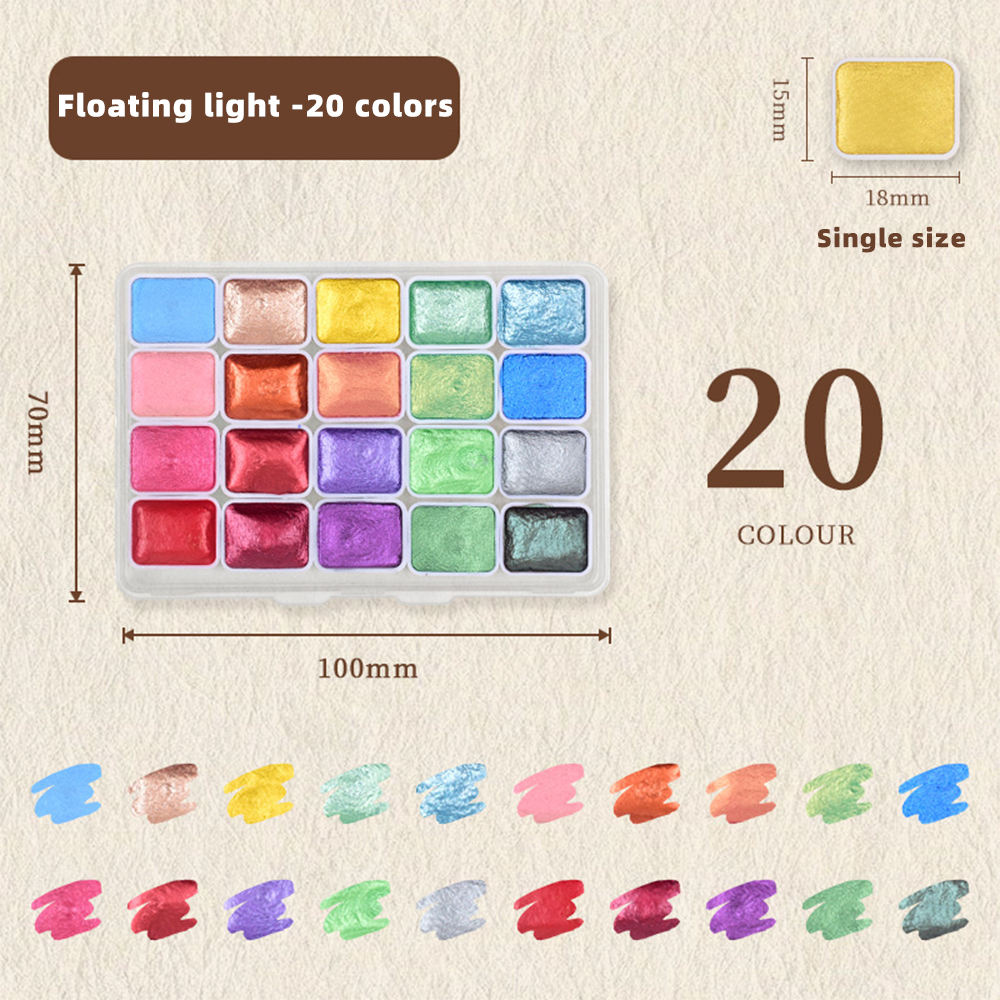 Lumière flottante 20 couleurs