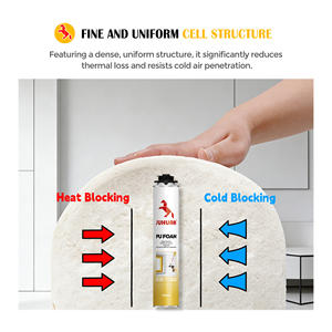 <span class=keywords><strong>Kit</strong></span> d'installation de portes et fenêtres haute stabilité |   Mousses de <span class=keywords><strong>polyuréthane</strong></span> à longue durée de vie |   Scellant en conserve de 750 ml - Product Image 2