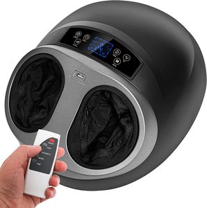 Mini Masajeador de Pies Eléctrico Neumático con Presión de Aire, Calor, Amasamiento, Reflexología, Intensidad Ajustable, Temporizador, Inalámbrico - Product Image 1