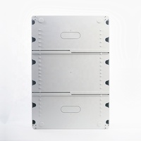 Nouveau Design Boîte de combinaison vide IP65 Carte de distribution en plastique extérieur 39way 3 Din Rail Boîtes de distribution électrique