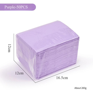 50pcs Disposable Paper Tattoo Cleaning Pads <b>Square</b> Double <b>Sided</b> Nail <b>Table</b> Mat Manicure Work Pads - Product Image 6