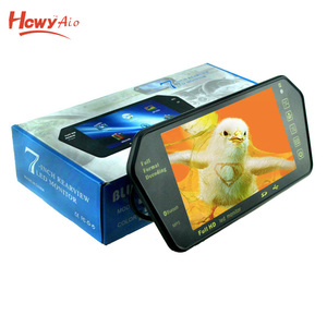 Màn Hình Xe 7 Inch Màn Hình Rộng Xe MP5 Gương Chiếu Hậu Với Nút Cảm Ứng BT Tùy Chọn - Product Image 4