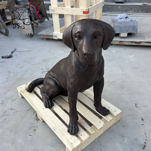 BLVE 	 Estatua <span class=keywords><strong>de</strong></span> Jardín <span class=keywords><strong>de</strong></span> <span class=keywords><strong>Labrador</strong></span> Retriever <span class=keywords><strong>de</strong></span> Tamaño Real, Realista, <span class=keywords><strong>de</strong></span> Metal Fundido, Arte Animal, Decoración para Exteriores del Hogar, Perro <span class=keywords><strong>de</strong></span> Bronce - Product Image 1