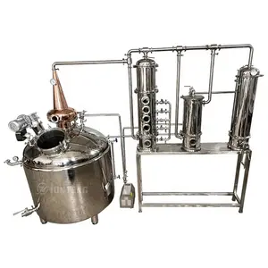 500L 3000L Copper Whisky Still Rectifying Distillation Colume Electric Heating Alcohol Still Distillation For Sale
