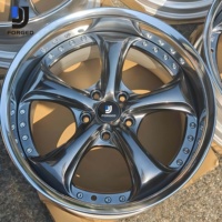 Jantes en alliage forgées DJJ 2 pièces personnalisées Deep Dish JDM 5x114.3 pour Toyota GR Supra BRZ Nissan Silvia Skyline Fairlady Mazda Honda