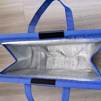 Sacs de courses réutilisables pour chariot, lot de 4 avec poignées renforcées, organisateur de courses pliable pour supermarché