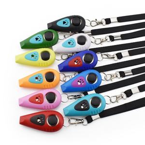 Hondentraining Clicker & Fluitje 2-in-1 Design Honden Clicker met Koord ABS Materiaal Hondenfluit <span class=keywords><strong>Trainer</strong></span> Met Koord - Product Image 5