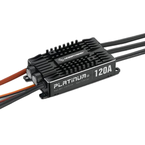 בקר מהירות אלקטרוני Hobbywing Platinum V4 Metal <span class=keywords><strong>25A</strong></span> 40A 60A 80A 120A ללא מברשות 3-6S Lipo עם BEC מובנה - Product Image 1