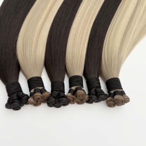 Extensiones de Cabello Ruso al por Mayor, Finas e Invisibles, Genius Weft 2025, Cabello Virgen para Salón, Extensiones de Cabello Humano Genius Weft - Product Image 1