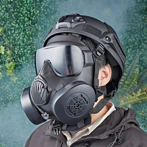 <span class=keywords><strong>Masque</strong></span> Intégral à <span class=keywords><strong>Gaz</strong></span> Zlangsports TPR avec Double Ventilation, Ajustement Confortable, Filtration d'Air Sportive et 2 Ventilateurs - Product Image 6