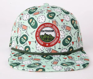 หมวกแก๊ปเบสบอลสไตล์สปอร์ต5แผงปรับแต่งได้ปรับแต่งได้หมวกปีกแบนทรงสูงมีรูปแบบเฉพาะตัว - Product Image 1