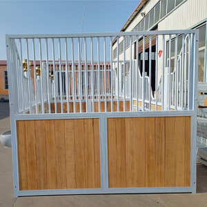 2.2x3 मीटर घोड़े स्थिर स्टाल घोड़े की सवारी मानक ऑस्ट्रेलियाई गैल्वेनाइज्ड पोर्टेबल घोड़ा छत के साथ स्थिर - Product Image 1