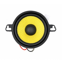 Altavoz para Auto de 3.5 Pulgadas, Altavoz de Rango Medio, Cono Tejido de Kevlar, Impedancia de 4 Ohmios, Sensibilidad de 91dB, Potencia Nominal de 25W, Potencia Máxima de 150W para Auto Audi