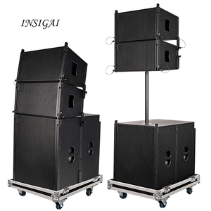 Enceintes Line Array Professionnelles pour Scène de Concert, avec DSP Puissant et Tuning Informatique, Subwoofer Passif et Actif de 10, 12 et 18 Pouces, <span class=keywords><strong>en</strong></span> Flight Case - Product Image 1