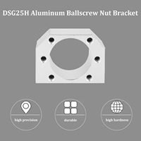 Soporte/Base de Montaje para Tornillo de Bola DSG25H, Carcasa de Tuerca para Tornillo de Bola, para Fresadora CNC, Taladradora