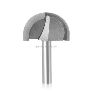 Ventes d'usine 1/2 tige <span class=keywords><strong>demi</strong></span>-ronde CNC <span class=keywords><strong>fraise</strong></span> outils de travail du bois carbure fond <span class=keywords><strong>rond</strong></span> coupe <span class=keywords><strong>fraise</strong></span> - Product Image 1