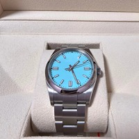 Montre pour homme 41 mm/40 mm avec mouvement mécanique automatique 3230, effet superluminescent, fermoir pliant, montre de plongée luxueuse.