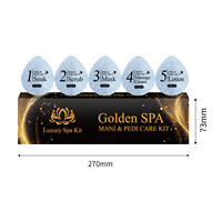 Kit de Soins des Mains et des Pieds 5 Étapes pour Salon de Beauté : Éliminateur de Callosités, Spa Mains et Pieds, Manucure et Pédicure