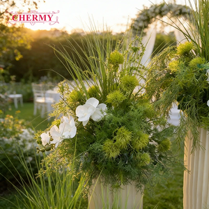 Décoration suspendue personnalisée pour mariage, fleurs artificielles en soie de luxe en gros pour événements et fêtes - Product Image 2