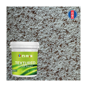 Vendita calda eco-friendly Graffiato Texture pittura murale acrilica polimero decorazione casa colori di applicazione a spruzzo rivestimento liquido - Product Image 5