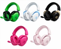 Casque de jeu Mchose V9 Pro 2 2.4G avec audio spatial, cadre en aluminium durable, micro détachable, casque supra-auriculaire, vente en gros