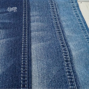 SIXCOTTON Buena Resistencia al Lavado 41% Algodón 38% Poliéster 20% Fibra Regenerada 1% Elastano <span class=keywords><strong>200D</strong></span> Twill OE Poliéster Elástico Denim - Product Image 2